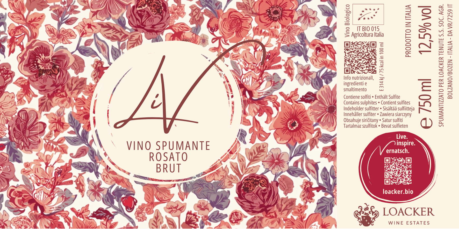 LiV Spumante Rosato Brut 2025