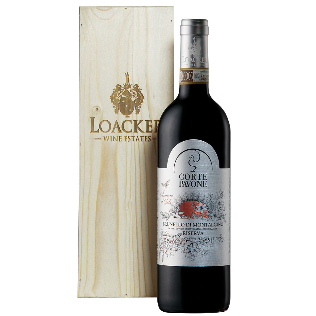 Brunello di Montalcino ANEMONE AL SOLE 2017 Riserva MAGNUM (1,5l.) - mit Holzkiste
